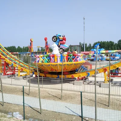 Track Type Rides Flying UFO Outdoor Amusement Parks Shenzhou UFO for Sale