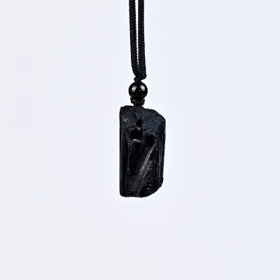 Popular Design Jewelry Crystal Stone Natural Black Tourmaline Pendant for Crystal Healing Stones