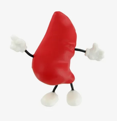 Fun Portable Custom Printed Liver Man Figure Squeeze Stress Relief Foam Toy Promotional Business Gift Workplace