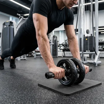 This Metal Ab Roller Push-up Trainer Is a "home Fitness Essential" Crafted for Those Seeking Efficient Core Training