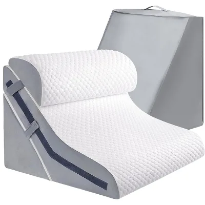 Hot Sale  Custom Orthopedic Adjustable Post-Surgery Recovery Anti Snoring Pain Relief   Read Bed  Memory Foam Wedge Pillow