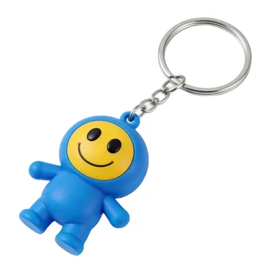 Custom Keychain, 3D PVC Cartoon Figure Key Rings, Personalized Toy for Promotional Gifts, Business Souvenirs Giveaways