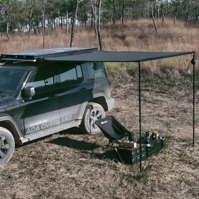 UV 50+ Rustproof SUV Side Awning Foldable Portable Design with Fast Setup Premium OEM Vehicle Sun Canopy