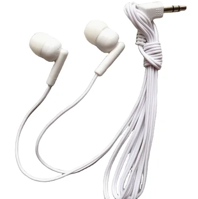 Factory Wholesale Disposable Earphone CE Certified IPX0 Waterproof ABS+PVC Material Studio Level Sound Private Aviation Travel