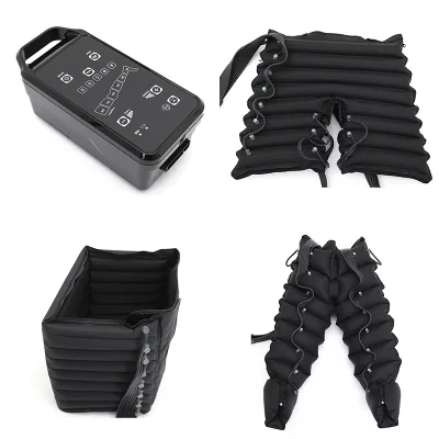 Hot Selling 8 Chambers Pain Relief Air Pressure Pressotherapy Presoterapia Drainage Recovery Boots Full Leg Massager Device
