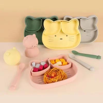 Factory Direct Sales BPA-free Children's Plate Food Grade High Temperature Silicone Plate