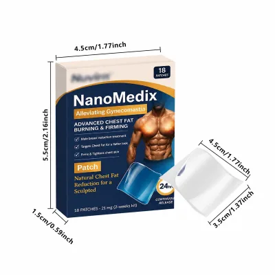 Body Care Patches for Men's Chest Skin Nourishing, Light, Elastic, Skin-Friendly, Breathable and Comfortable Care Patches
