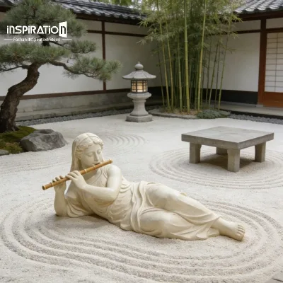 Synthetic Stone Hotel Statue for Classical Lobby Decor Cast Artificial Sandstone Zeus Bust Artificial Sandstone Statue Factory