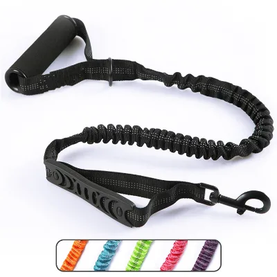 Manufacturers Direct Sales Nylon Pet Reflective Traction Rope Retractable Elastic Traction Rope for Pet