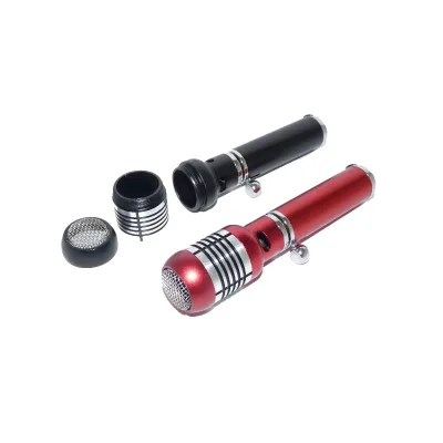 Middle Eastern Microphone Design Aluminum Alloy Modern Manual Incense Burner Aroma Lighter Portable Arab Festival Smoke