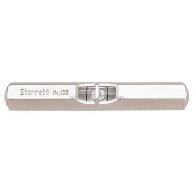 135 Series Pocket Spirit Level Satin Nickel Plated Finish Precision Mini Bubble Level for Machinist Toolbox