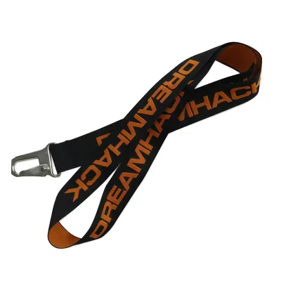 Nylon Lanyard with Digital Print and Metal Hook Quick Release Buckle Promotional Hanging Rope for Promotional Gift Giveaway