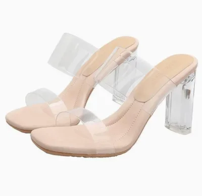 2026 Popular Fairy Style High-heeled Sandals Low-heeled Sandals Block Heel Sandals Women Low Heel Sandals for Daily Walk