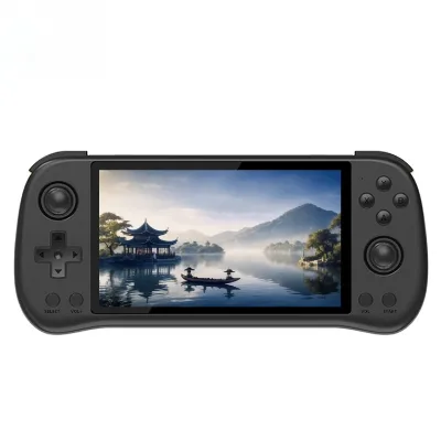 Powkiddy X55 Black Preloaded Game Consoles Open Source Retro Console Tv Out Video Games Player Kids Gift