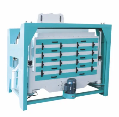 China Wufeng MMJP160*5+1B White Rice Rotary Cleaner Machine 8-10T/H