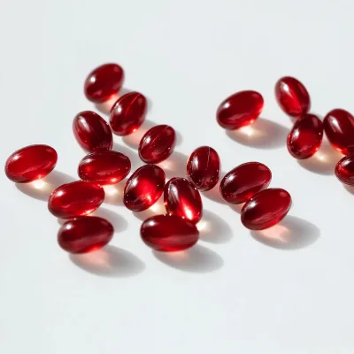 Food Grade Krill Oil Astaxanthin Softgels Capsules Herbal Extract Health Supplement to Support Heart & Brain Health