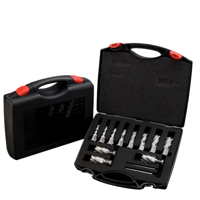 CHTOOLS HSS Annular Cutter Set 12mm-27mm Hole Cutter Stainless Steel Plastic CNC Controlled Steel High-Speed Steel Coating