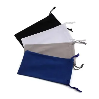 Personalized Microfiber Case Pouch Bag Glasses Sunglasses Case With Drawstring Gadgets Cleaning & Storage Pouch for Gift