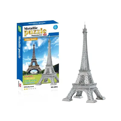 Metal Assembly Puzzle Towers Eiffel Tower Model Kits 3D Jigsaw Toy