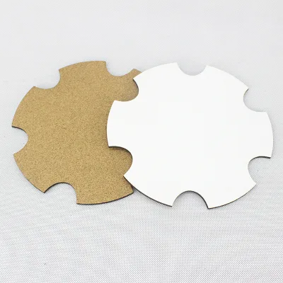 Sublimation Blank MDF Cork Classic Eco-Friendly High Glossy Heat Resistant Non-Slip Wood Grain Placemats
