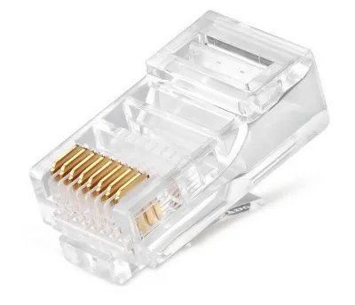 RJ45 Connector Cat5e Cat6 Cat6A Cat7 8P8C RJ45 Connector Unshielded Pass Through Connector