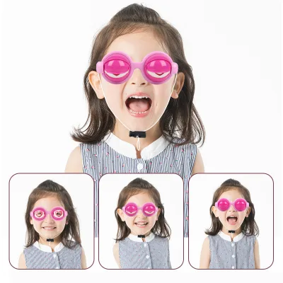 2024 Best Seller Crazy Eyes TikTok Most Popular Toys Kids Funny Glasses Props Cheap Night Market Toys