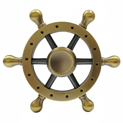 Spinner Brass Boat Helmsman Puts Creative Metal Fidget Spinner Crafts for Adult Kids