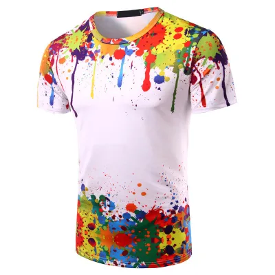 Loose Unisex Adults T-Shirts US Size Sublimation Printed Polyester Candy Color Custom Team Family Fashion