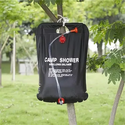 20L Outdoor Bathing Camping Hiking Bbq Energy Heated Portable Shower Bag Solar Water Bag