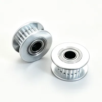 GT2 20T Idler Timing Pulley Aluminum Alloy With Bearing Inner Hole 5mm Fit 6mm Width GT2 Belt for 3D Printer