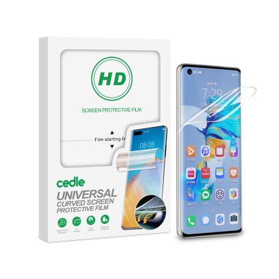 Hd Flexible Indestructible Cell Phone Plotter Cut Curved Screen Protector Hydrogel Film
