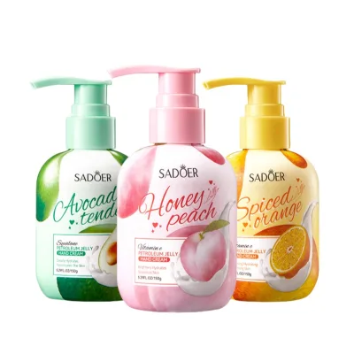 Best Selling Fruit Plant Extract Avocado Orange Peach Moisturizing Hand Cream Fragrance Whitening Hand Cream