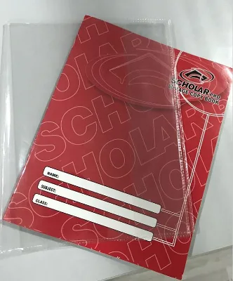 Running Clear PVC Adjustable Protective Book Covers for School Copybooks & Paperbacks Colorful Options Reach EN71&Euro Certified