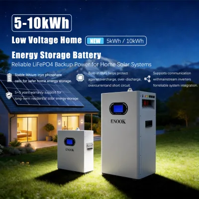 10kW Residential Home Energy Storage Battery 51.2V 200Ah LiFePO4 Power Built in Smart BMS Household Solar Backup Power Supply