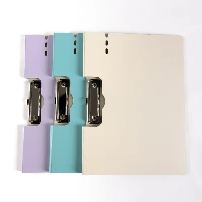 Good Quality Clipboard with Pen Holder Plastic Medical Nursing Clipboard Foldable for Registration Use