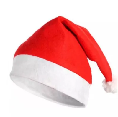 Hat Holiday Santa Claus Christmas Gifts Adult Children Hat Non-woven Fabric