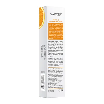 Peptides Skincare Custom Logo Anti Dark Circles Puffiness Wrinkles Removal 73.7% Snail Mucin Niacinamide Snail Peptide Eye Cream