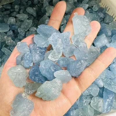 Wholesale Natural Good Quality Stones Healing Crystals Raw Aquamarine Crystal Stone for Gifts