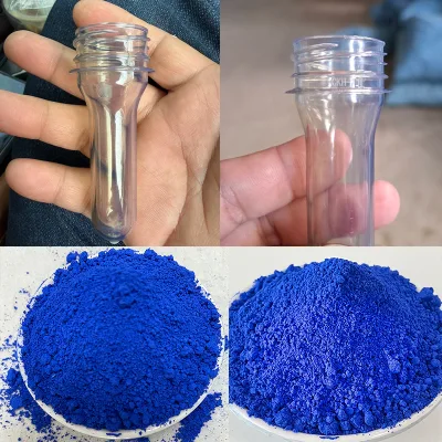 Lesheng Blue Shade Basic Dye for Recycled PET Preform Mix with OB1 Dying CAS 57455-37-5