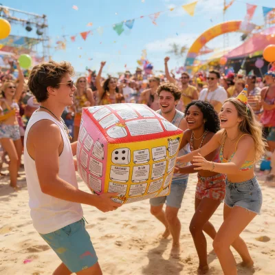 Jumbo Inflatable PVC Dice 17.7" Colorful Giant Dice for Christmas Parties Indoor/Outdoor Games & Pool/Lawn Activities