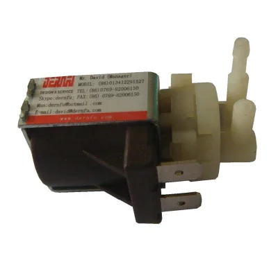 Solenoid Water Pump 40CC/m 5W 3bars One Inlet and One Outlet (steam Station Irons) for Espresso Coffee Machine