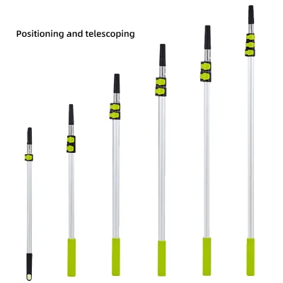 1.5m Wholesale Aluminum Extension Handle Duster Window Cleaning Pole Telescopic Pole Cleaning Brush Components