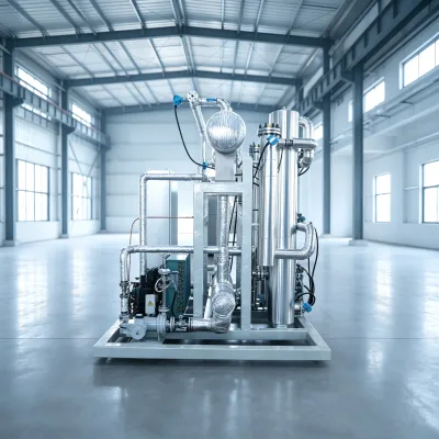 Research Grade Liquid CO2 Recovery Unit 15*25m2 Shift Gas Liquid Carbon Dioxide Production Equipment