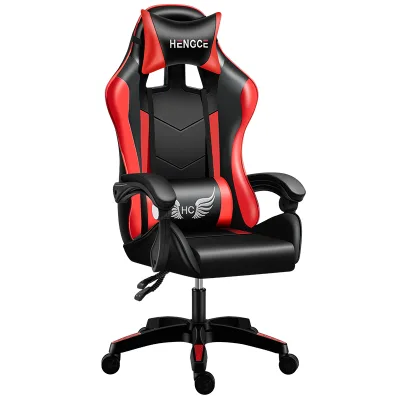 Masters Series Max Gaming Chair Wide Flat Leather Seat with Weight Limit Rocker Height Adjustment Mechanisms Black/Blue