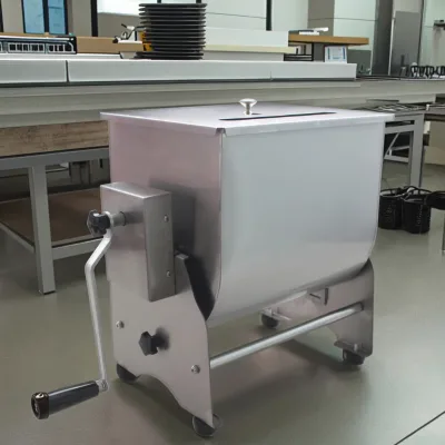 26L Manual Meat Mincer Grinder Machine for Dough Mixing and Meat Preparation Household Mixer for Dumpling Filling Manual