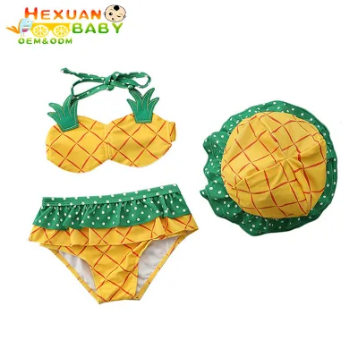 Fruit Design for Baby Kids Swimwear & Beachwear with Hat