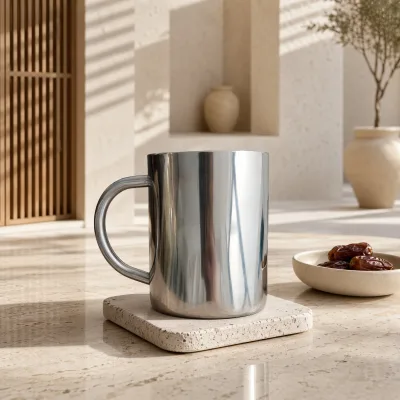 18/8 Stainless Steel Camping Mug Thermal Insulated Coffee Tea Cup for Campers Travelers RV Trips and Outdoor Adventures