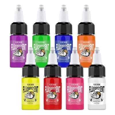 Customizable 15ML Fluorescent Ink Tattoo Pigment, Safe and Non-toxic, Shining in the Dark, the Center of the Crowd Holiday Gift