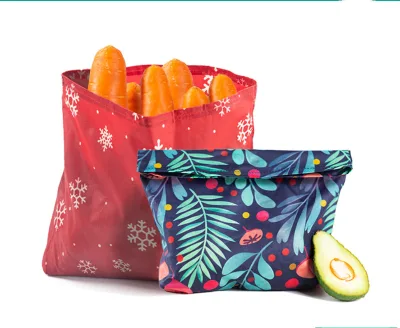 Wholesale Food Grade Organic Cotton Beeswax Fresh-keeping Bag Reusable Beeswax Packaging Bag
