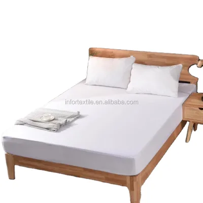 White Encasement Zippered Waterproof Mattress Protector